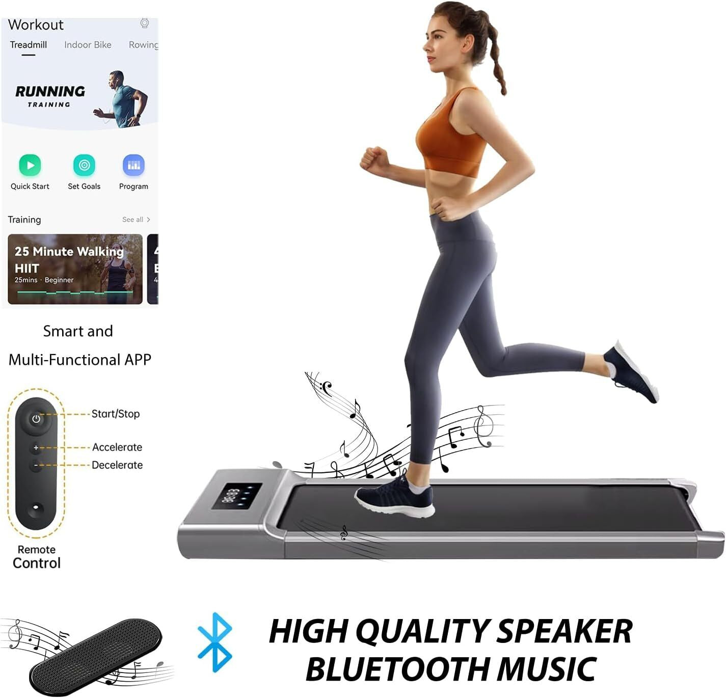 A1 Electric Walking Pad Treadmill Home Exercise Machine Indoor Fitness Equipment